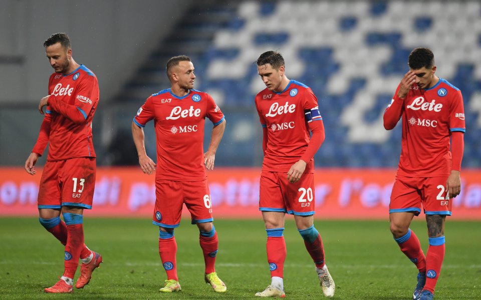 Отборите на Сасуоло и Наполи не успяха да се победят