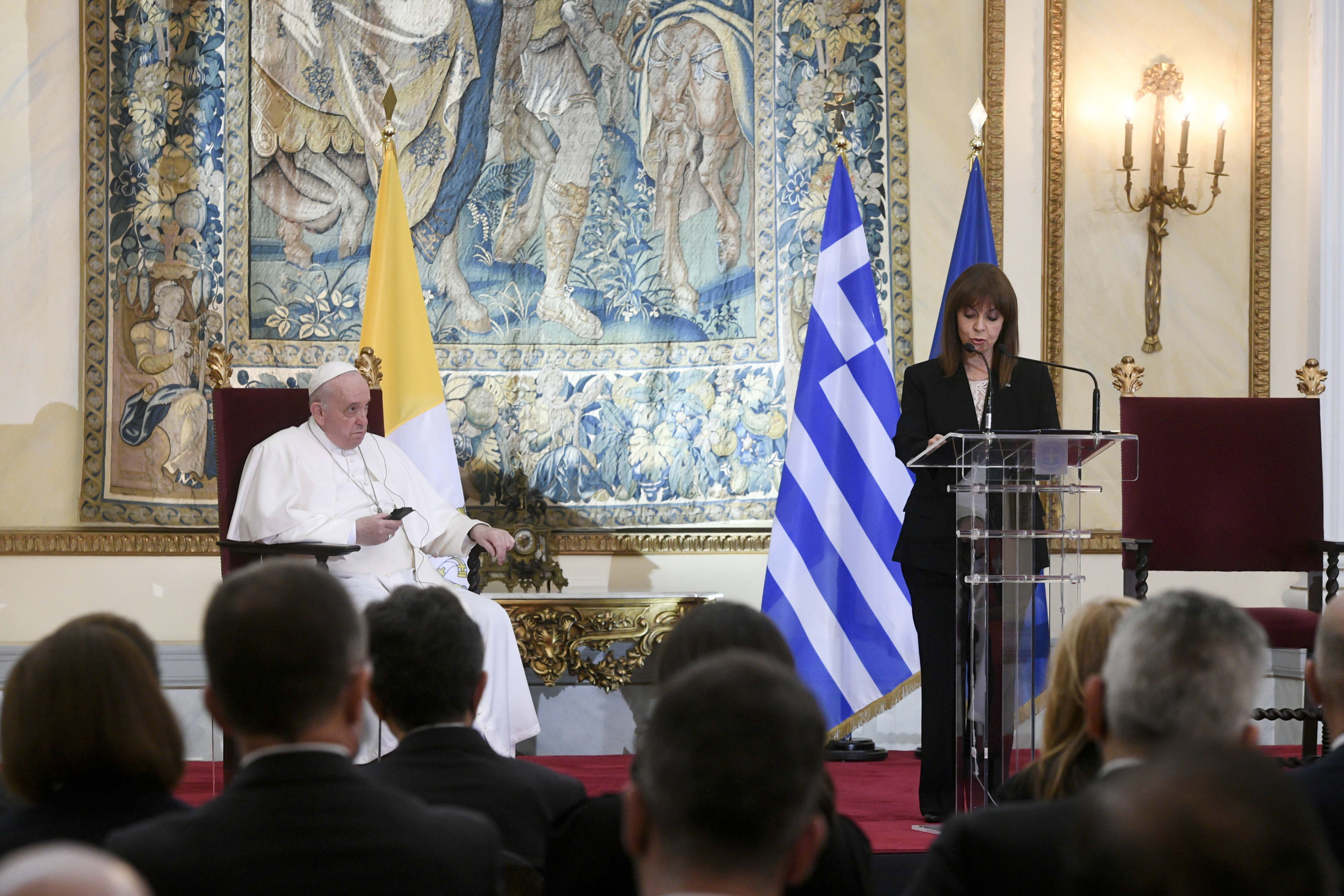 <p>Папа Франциск на посещение в Гърция</p>