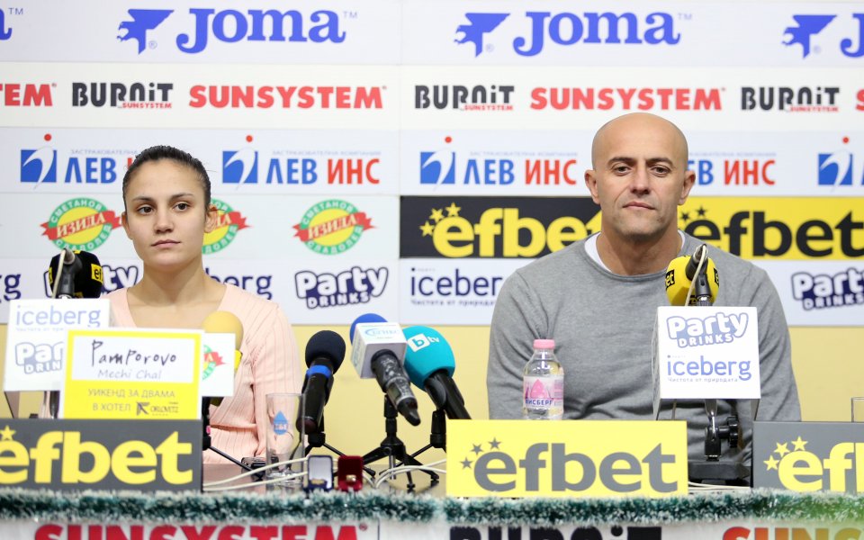 Награждаване на Ивет Горанова и Ангел Ленков за спортист и треньор на месец ноември, 15.12.2021 г.