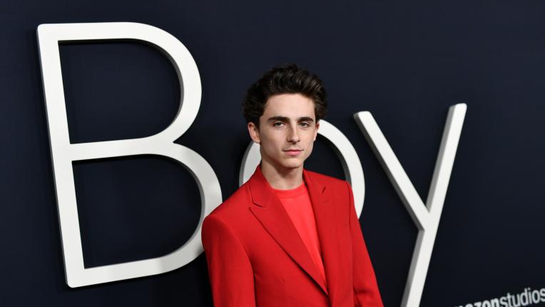  Тимъти Шаламе в алено 