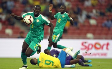 Заминаването на националния отбор по футбол на Сенегал за финалите
