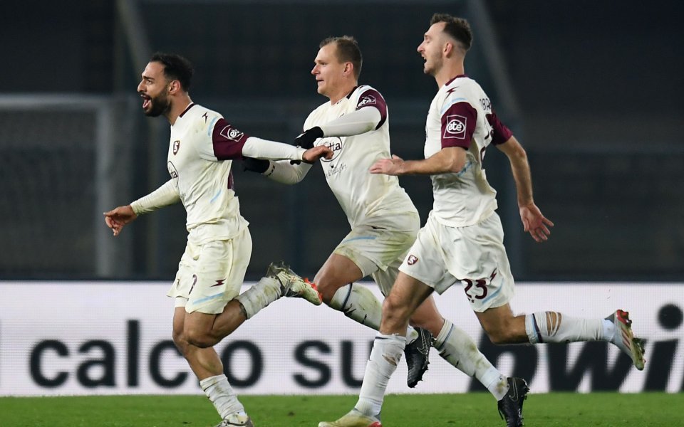 Отборът на Салернитана, който е застрашен от изпадане, няма да