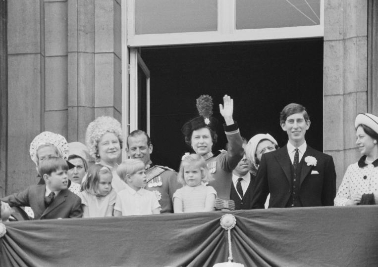 <p>На празненство за рождения ден на кралицата, 1968 г.</p>
