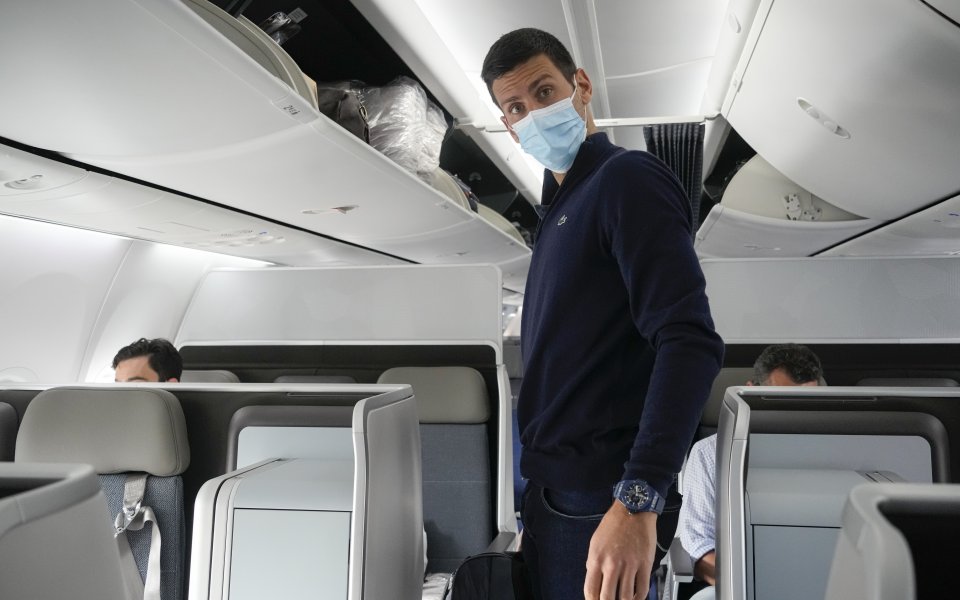 Новак Джокович ще остане в Белград в следващите дни. Това