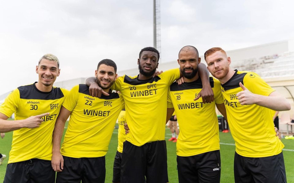 Ботев Пловдив тренира в Дубай, 18.01.2022 г.