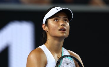 Британската тенисистка Ема Радукану която претърпя поражение от черногорката Данка