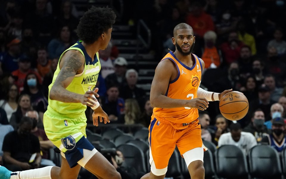 Финикс Сънс записа девета поредна победа в НБА. &ldquo;Слънцата&rdquo; се