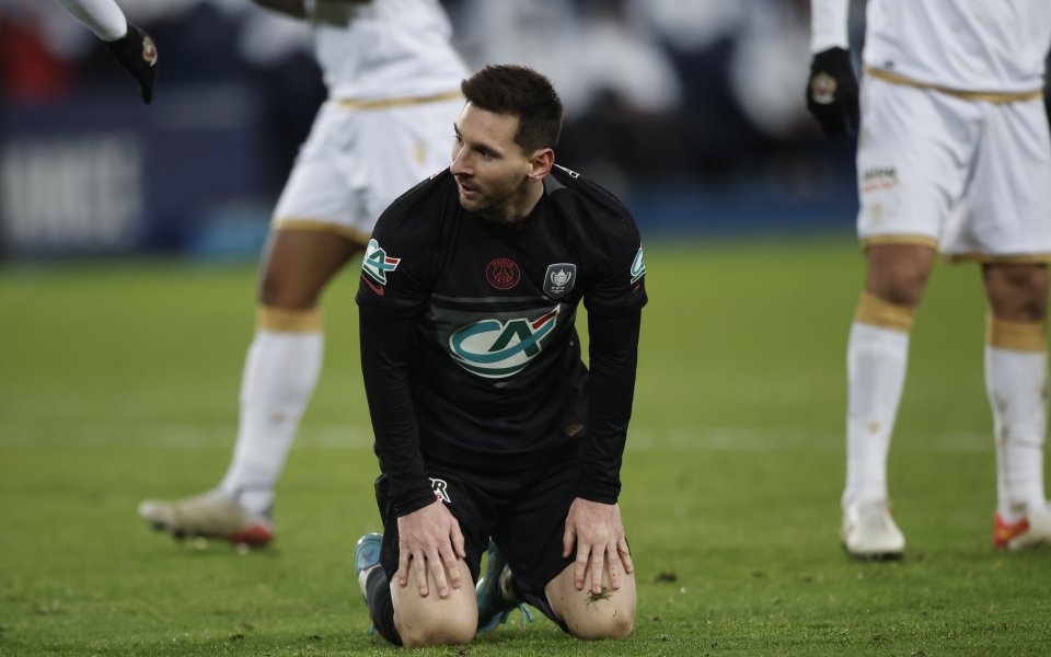 Отборът на ПСЖ загуби от Ница след изпълнение на дузпи