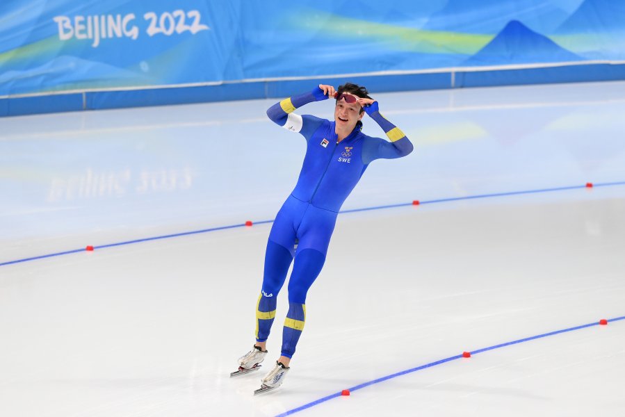 Нилс ван дер Пуул 5000 метра пързаляне с кънки Пекин1