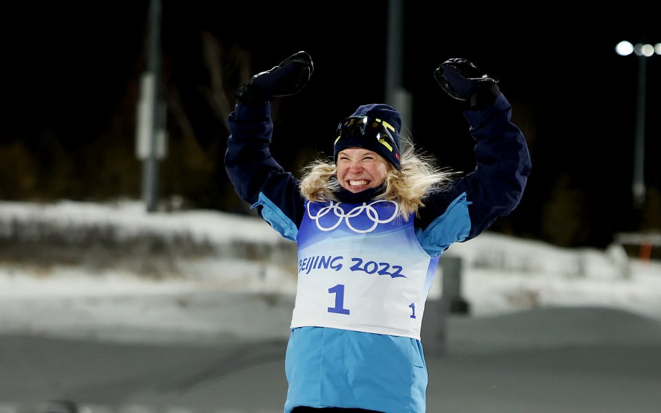 Шведката Йона Сундлинг спечели безапелационно златния медал в спринта в