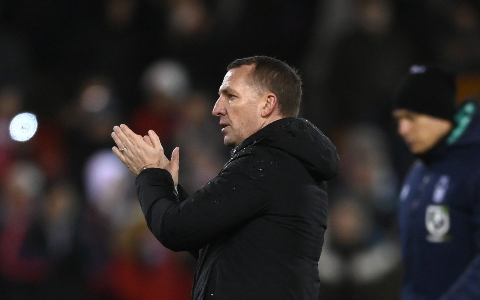 Мениджърът на Лестър Сити Брендън Роджърс е фаворит на букмейкърите