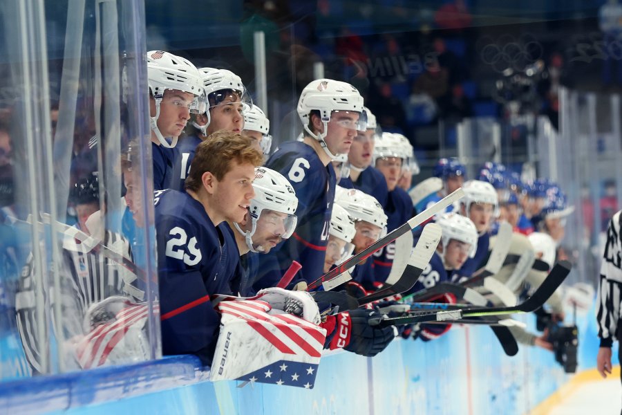Словакия САЩ хокей на лед Пекин 20221
