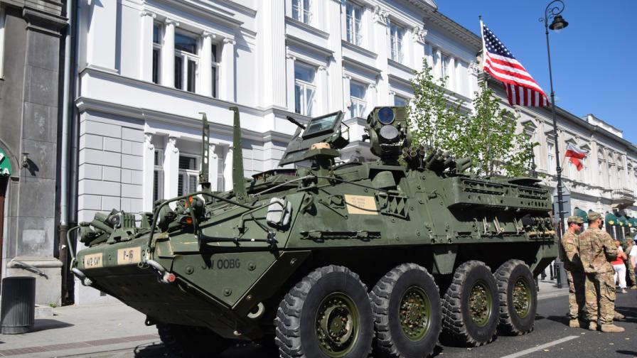 САЩ изпращат бронирани "Страйкър"-и в България