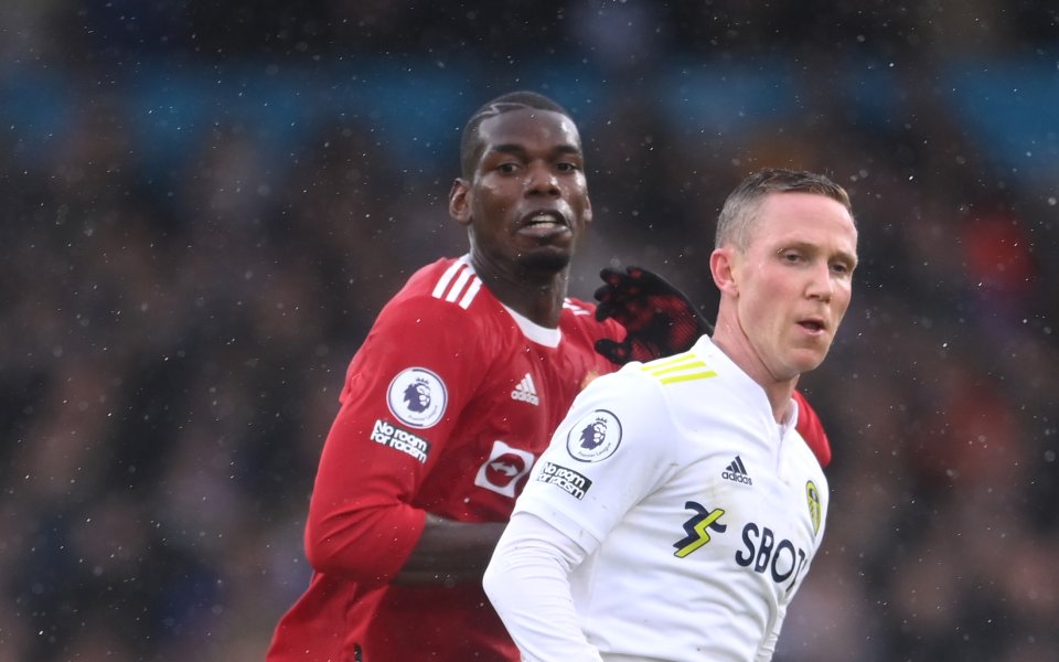 Лийдс и Манчестър Юнайтед играят при резултат 0:0 в среща