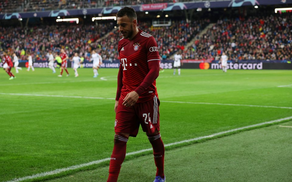 Халфът на Байерн Мюнхен Корентен Толисо ще бъде няколко седмици