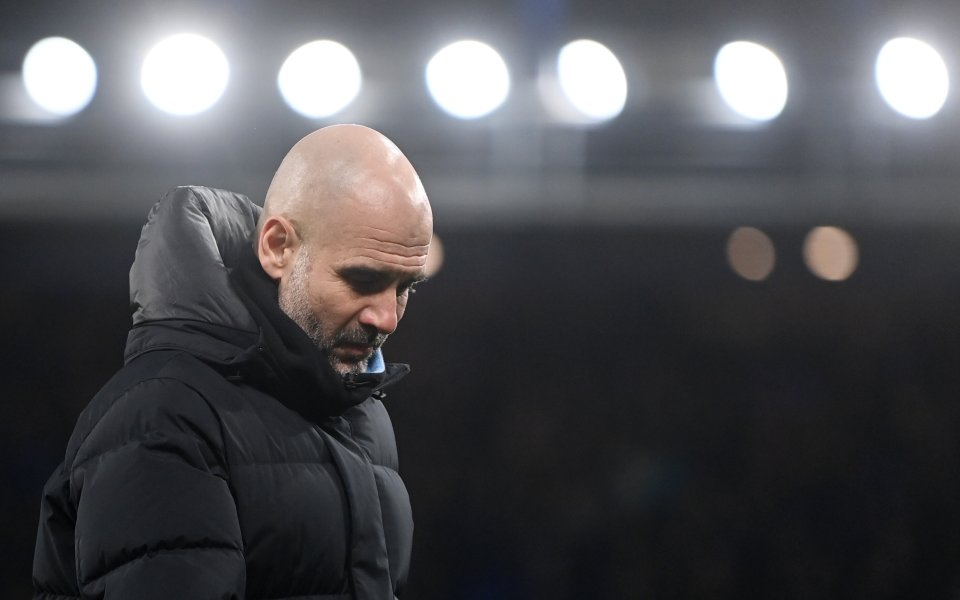 Мениджърът на Манчестър Сити Пеп Гуардиола бе прунуден да коментира