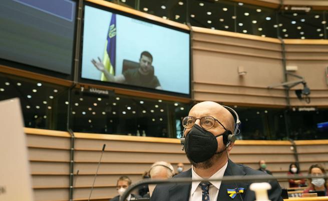 Зеленски към ЕС: Без вас Украйна щеше да остане сама