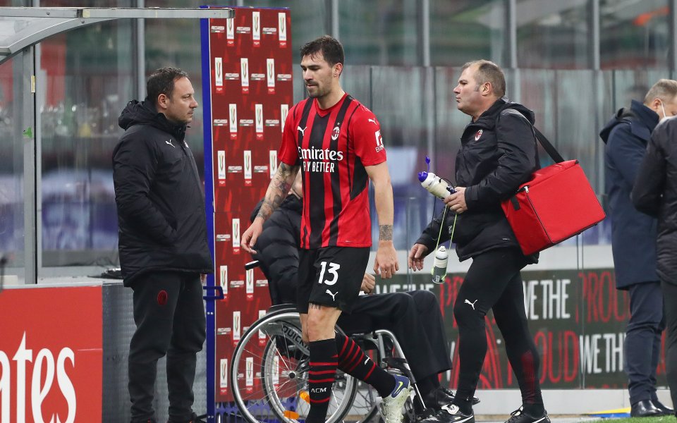 Капитанът Алесио Романьоли е със съмнение за контузия в адукторите