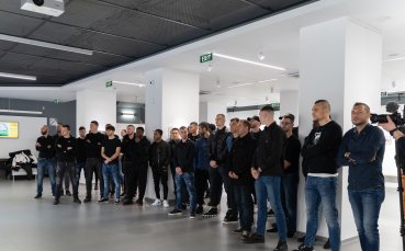 Футболистите и треньорският щаб на Ботев Пловдив посетиха фотоизложбата посветена