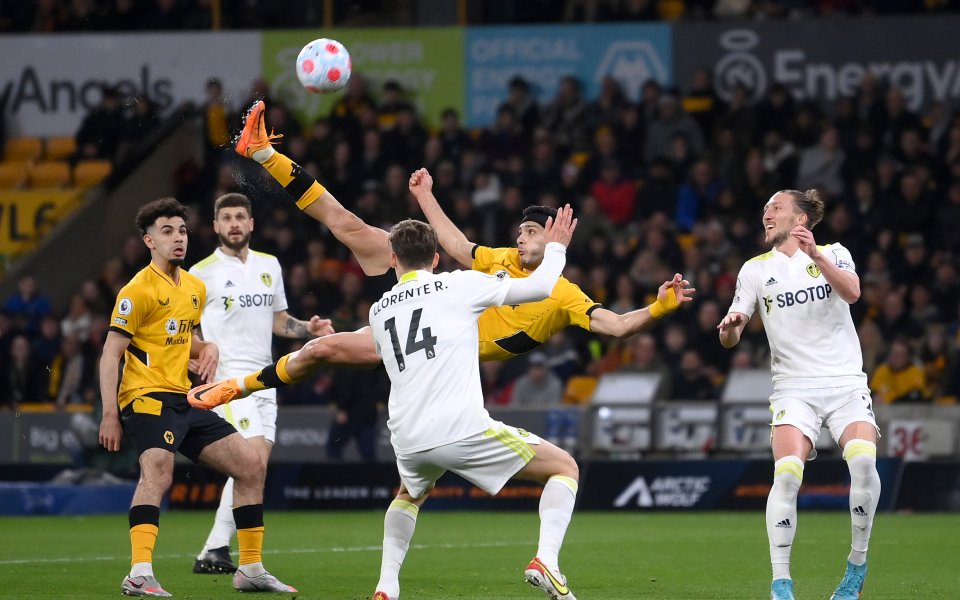 Уулвърхемптън - Лийдс 2:3, 19.03.2022 г.