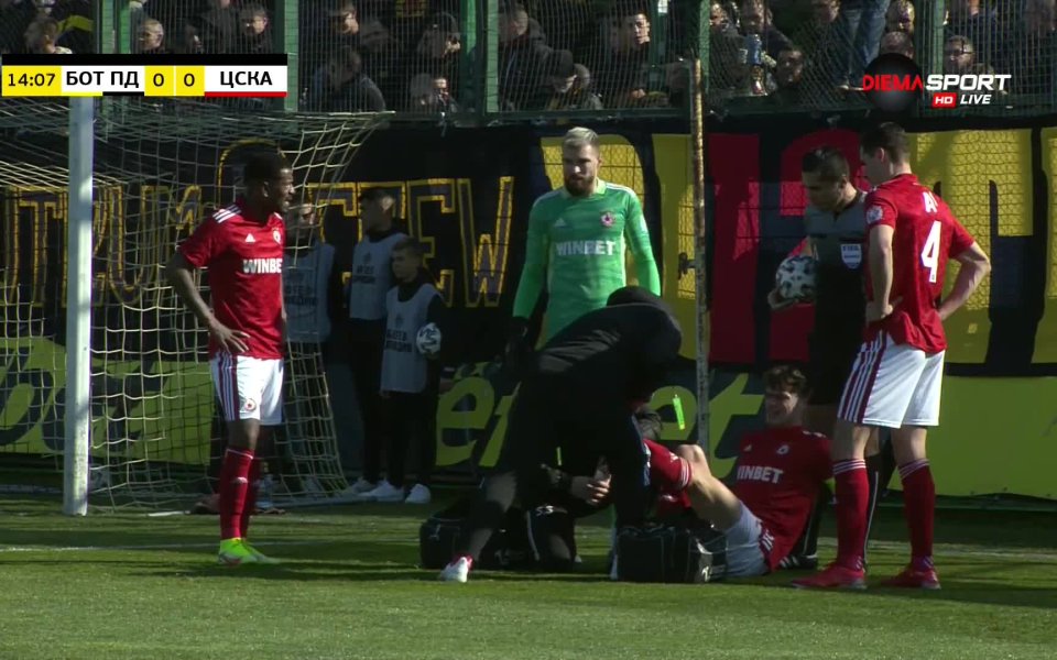 ЦСКА остана без капитана си Юрген Матай в дербито с