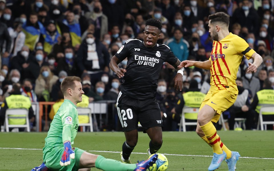 Футболистът на Реал Мадрид Винисиус Жуниор изигра добър мач при