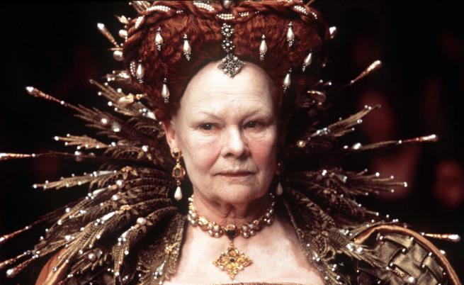 Джуди Денч в ролята на Елизабет Първа във "Влюбеният Шекспир"