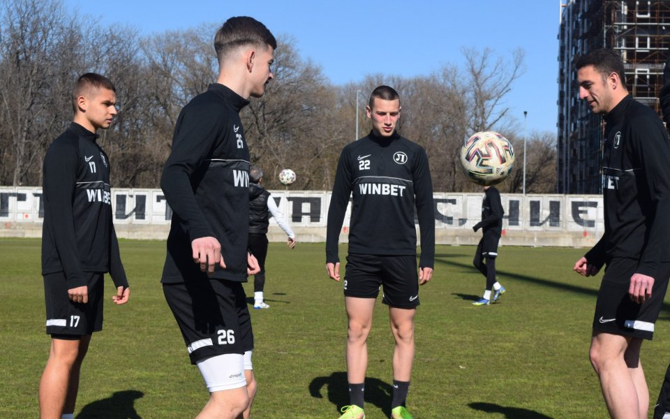 Локомотив Пловдив тренира по време на международната пауза, 23.03.2022 г.