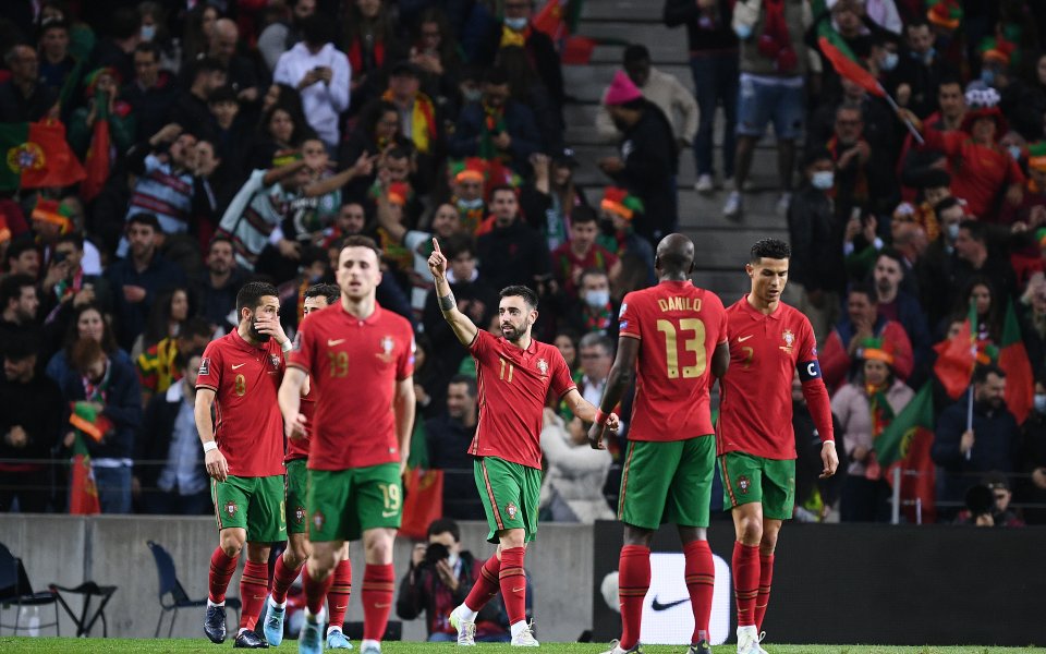 Португалия и Северна Македония играят при резултат 2:0 на “Ещадио