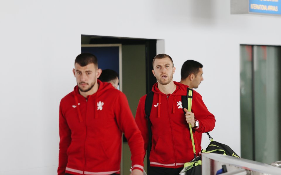 Националният отбор по футбол се върна от Доха след контролите с Катар и Хърватия, 30.03.2022 г.