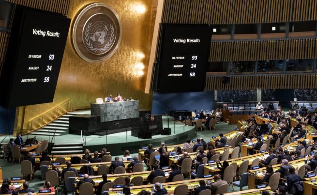 Общото събрание на ООН лиши Русия от членство в Съвета по правата на човека