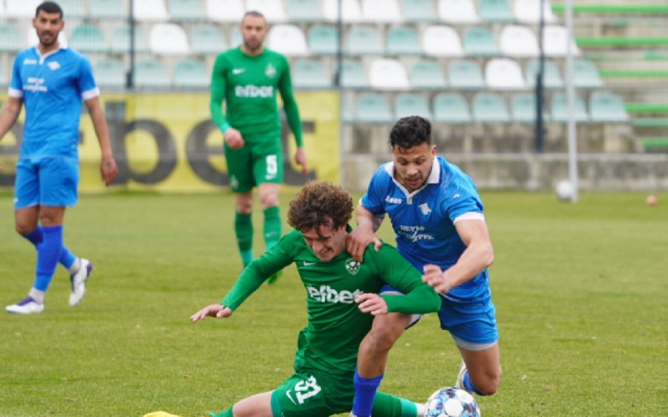 Лудогорец II изпусна победата над Марица в Пловдив минута преди