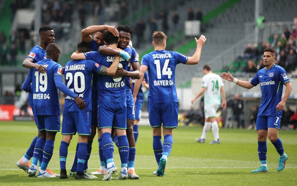 Байер Леверкузен постигна важна победа в шампионата на Германия. "Аспирините"
