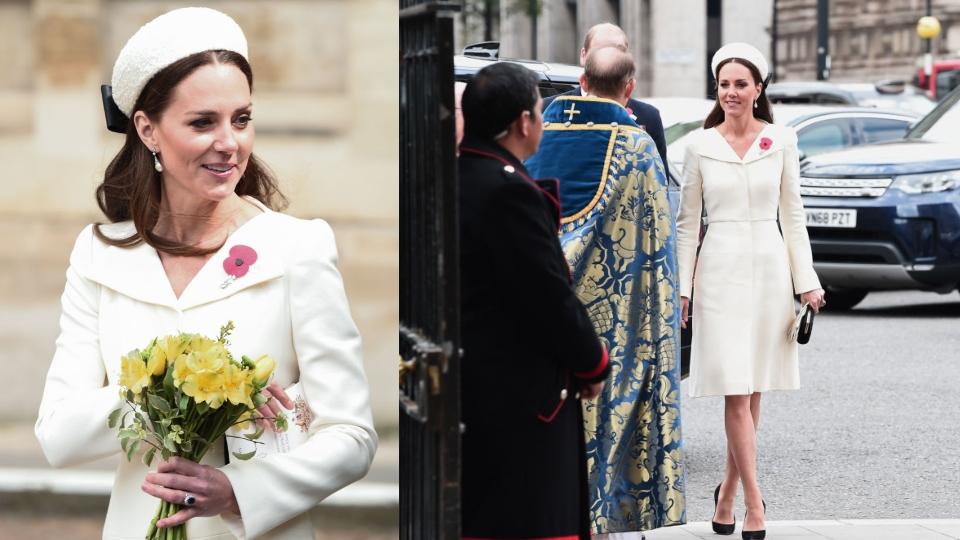 Херцогът и херцогинята на Кеймбридж посетиха църковна служба по случай