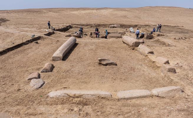 Археолози откриха гръцко-римски храм на Зевс в Тел ел Фарама