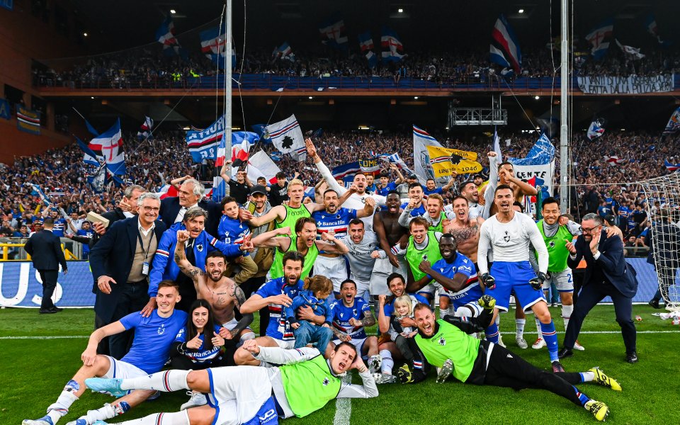 Сампдория победи градския съперник Дженоа с 1:0 в дербито на