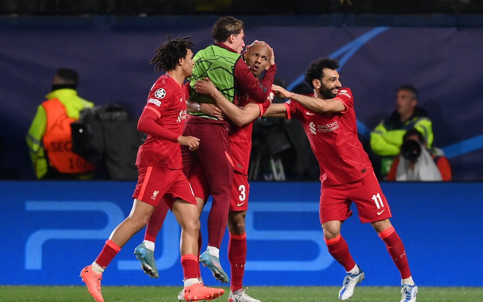 Отборите на Виляреал и Ливърпул играят при в мач-реванш от