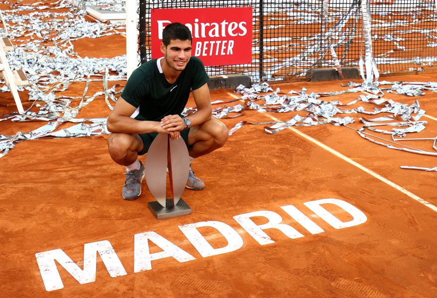 Триумф на Карлос Алкарас в Мадрид след победа над Зверев1