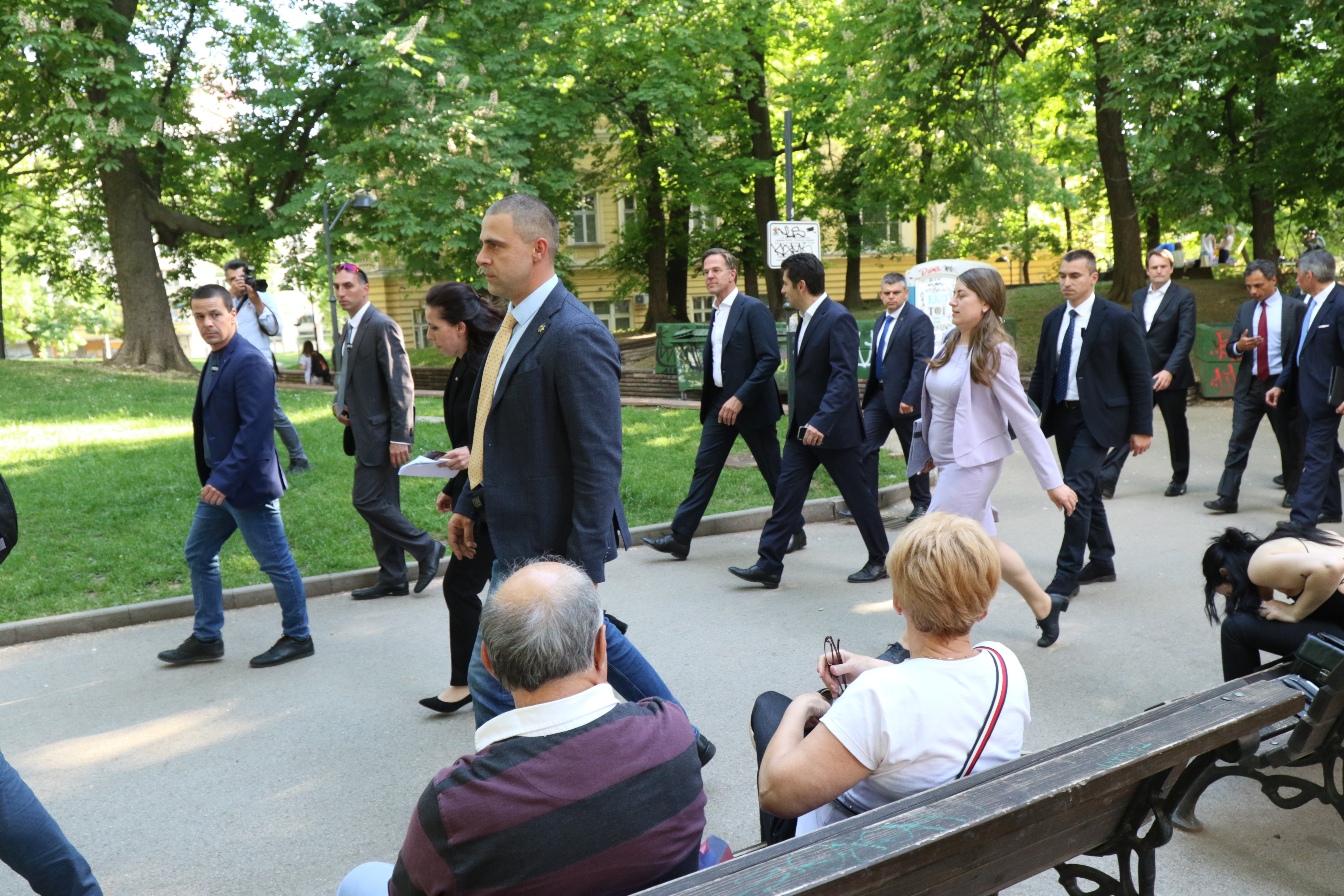 <p>Премиерът на Нидерландия Марк Рюте на посещение у нас</p>