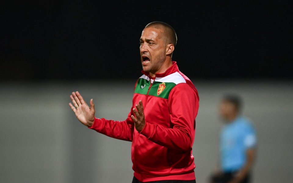 Селекционерът на България U17 Йордан Петков изрази задоволство от играта