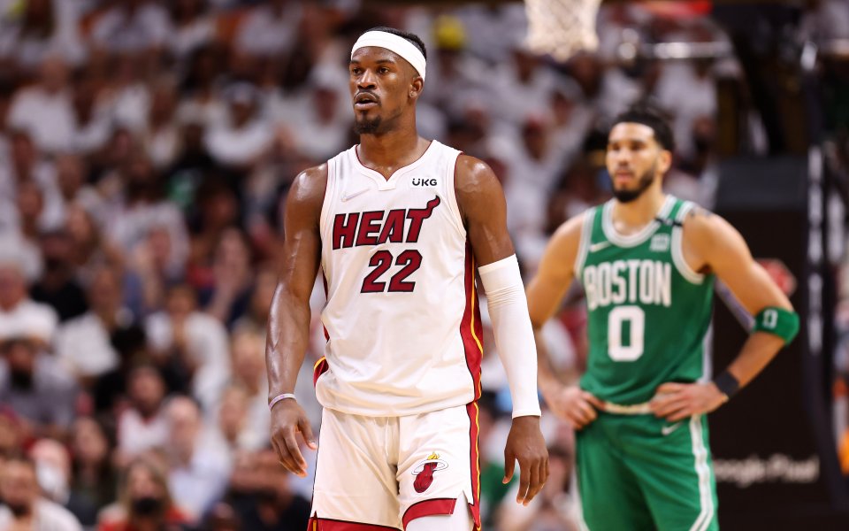 Маями Хийт - Бостън Селтикс 118:107 / НБА, плейофи, финал на ИК, първи мач, 18.05.2022 г.