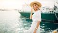 жена лято море рокля мода стил пристанище