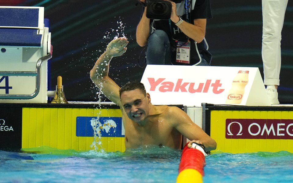 Крищоф Милак спечели европейско злато на 100 метра бътерфлай