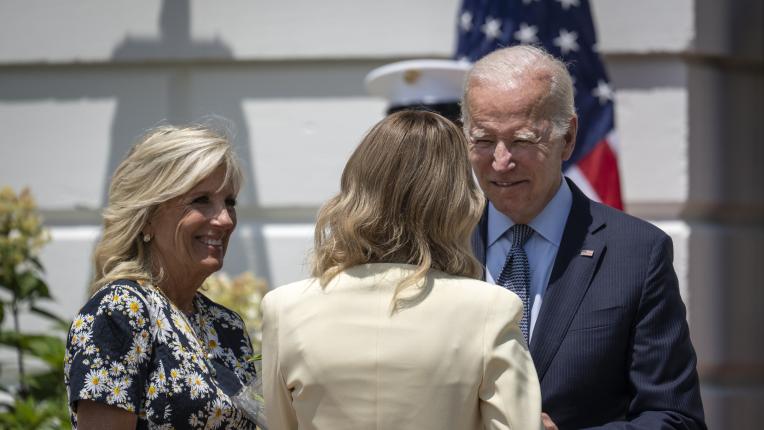  Олена Зеленска бе посрещната в Белия дом 