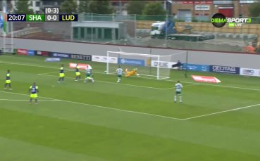 Шамрок Роувърс - Лудогорец 1:0 /първо полувреме/
