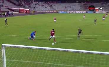 Маурисио Гарсес вкара пети гол за ЦСКА срещу Берое след