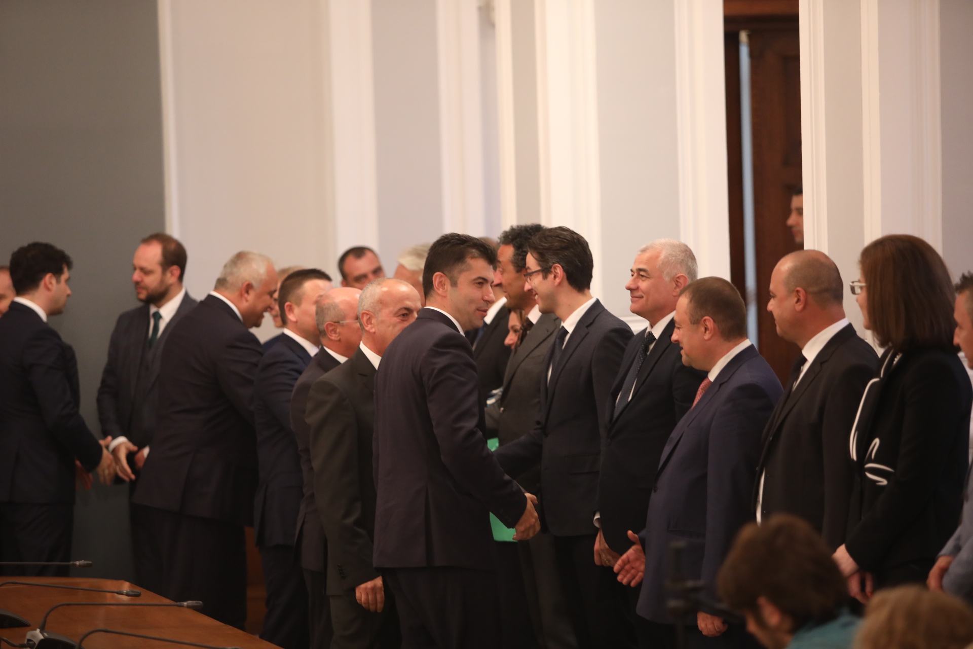 <p>На официална церемония Румен Радев представи новия служебен кабинет</p>