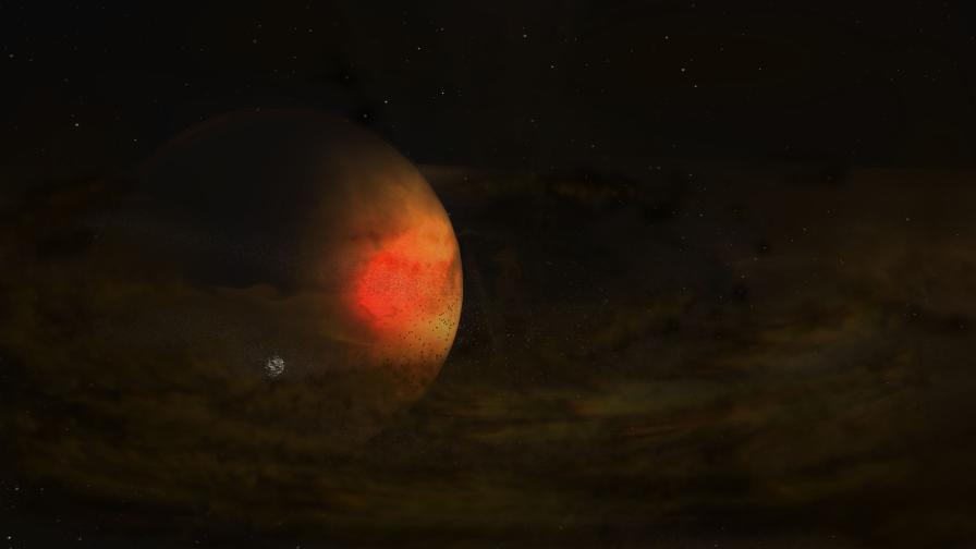 Телескоп засече най-младата екзопланета
