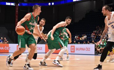 Националният отбор на България по баскетбол за мъже отстъпи пред