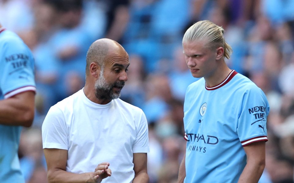 Нападателят на Манчестър Сити Ерлинг Халанд не успя да се